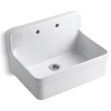 Gilford 30" Single Basin Wall-Mount/Top-Mount Kitchen Sink with Apron-Front