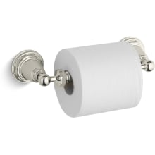 Pinstripe Double Post Toilet Paper Holder