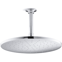 Contemporary 12" 2.5 GPM Single Function Rain Shower Head with MasterClean Sprayface and Katalyst Air-Induction Technology
