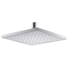 Contemporary Square 8" Single Function 2.5 GPM Rainhead with MasterClean Sprayface and Katalyst Air-Induction Technology