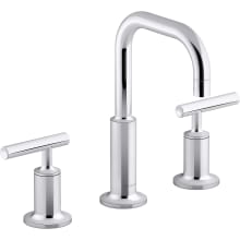 Purist 1.2 GPM Widespread Bathroom Faucet with Pop-Up Drain Assembly