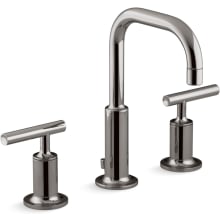 Purist 1.2 GPM Widespread Bathroom Faucet with Pop-Up Drain Assembly