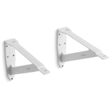 Clearwater Pair of 20" Bathroom Brackets with Toggle Bolt and Adjusting Screw