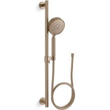 Purist 1.75 GPM Multi Function Hand Shower Package - Includes Slide Bar and Hose