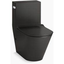 Brazn One Piece Compact Elongated Dual Flush Toilet