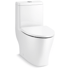 Reach 0.8 / 1.28 GPF Dual Flush One Piece Elongated Toilet with Actuator Flush - Seat Included