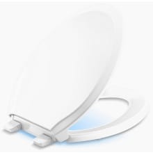 Rutledge Elongated Closed-Front Toilet Seat with Quiet-Close, Nightlight, and ReadyLatch