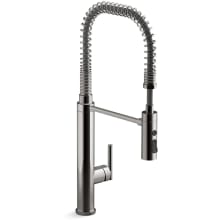 Purist 1.5 GPM Single Hole Pre-Rinse Kitchen Faucet with Sweep Spray, DockNetik, and MasterClean Technologies