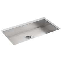 Vault Stainless Steel 32" Undermount Single Bowl Kitchen Sink
