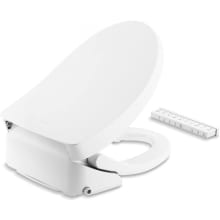 PureWash E815 Elongated Bidet Seat with Tactile Remote Control with Two Programmable User Presets, Front and Rear Wash Modes, Adjustable Water Temperature and Pressure, Heated Seat, Stainless Steel Wand, Warm-air Drying System, and Carbon Filter
