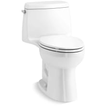 Santa Rosa 1.6 GPF One Piece Elongated Toilet with Left Hand Lever, Revolution 360 Flushing Technology, and Slow Close Seat Included