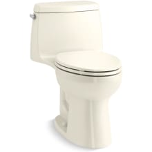 Santa Rosa ContinuousClean Comfort Height 1.28 GPF One-Piece Compact Elongated Toilet with Revolution 360 Flushing Technology