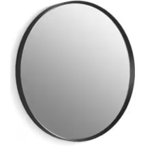 Essential 22" Diameter Transitional Circular Metal Framed Bathroom Wall Mirror