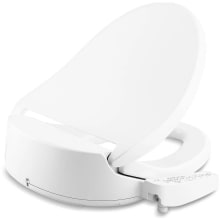 PureWash E580 Round-Front Bidet Seat with Continuously Heated Water, Automatically UV Light Self-Cleaning Stainless Steel Wand, Front and Rear Wash Modes, Heated Seat, Warm-air Dryer, Automatic Deodorization, and Quiet-Close Technology