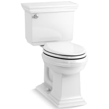 Memoirs Stately 1.28 GPF Two Piece Elongated Chair Height Toilet with Left Hand Lever - Less Seat