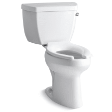 Highline 1.0 GPF Elongated Two-Piece Toilet with Pressure Lite Flushing Technology and Right Hand Trip Lever - Less Seat