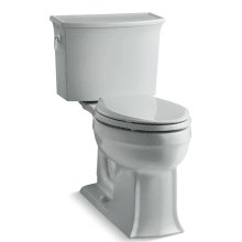 Archer 1.28 GPF Two-Piece Elongated Comfort Height Toilet with AquaPiston Technology - Seat Not Included