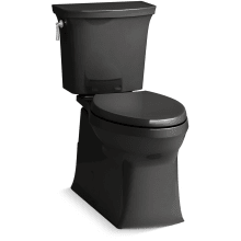 Corbelle 1.28 GPF Comfort Height Two-Piece Elongated Toilet with Revolution 360 Flushing Technology and Left-Hand Trip Lever
