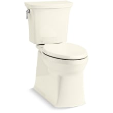 Corbelle 1.28 GPF Comfort Height Two-Piece Elongated Toilet with Revolution 360 Flushing Technology and Left-Hand Trip Lever