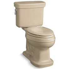 Bancroft 1.28 GPF Two-Piece Elongated Comfort Height Toilet with AquaPiston Technology - Seat Not Included