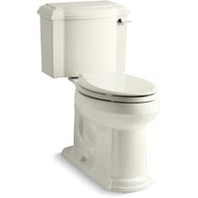Devonshire 1.28 GPF Two-Piece Elongated Comfort Height Toilet with Right Hand Trip Lever and AquaPiston Technology - Seat Not Included