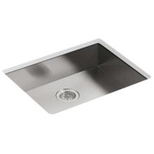 Vault 24" Undermount Single Basin Stainless Steel Kitchen Sink