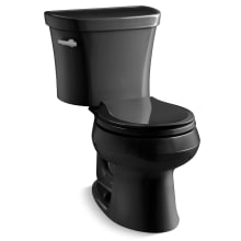 Wellworth 1.28 GPF Two-Piece Round Toilet with 14" Rough In and Left-Hand Trip Lever - Seat Not Included