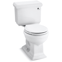 Memoirs Classic 1.28 GPF Two-Piece Round Comfort Height Toilet with Right Hand Trip Lever and AquaPiston Technology - Seat Not Included
