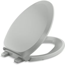 French Curve Elongated Closed-Front Toilet Seat with Soft Close and Quick Release