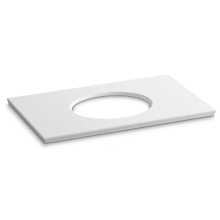 Solid/Expressions 37-5/8" Solid Surface Material Vanity Top