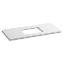 Solid/Expressions 49-5/8" Solid Surface Material Vanity Top