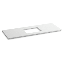 Solid/Expressions 61-5/8" Solid Surface Material Vanity Top