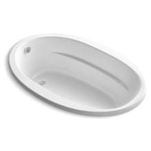 Sunward 66" Drop-In Soaking Tub with End Drain and ExoCrylic