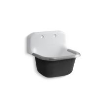 Bannon Service Sink With Rim Guard And 8" Centers, 24" x 20-1/4"