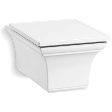 Memoirs 1.6/0.8 GPF Skirted One-Piece Elongated Dual-Flush Wall-Hung Toilet with Quiet Close Seat