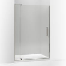 Revel 74" High x 39-1/8 - 44" Wide Pivot Frameless Shower Door with Thick Clear Glass