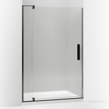 Revel 74" High x 43-1/8 - 48" Wide Pivot Frameless Shower Door with Thick Clear Glass