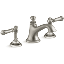 Artifacts Widespread Bathroom Faucet with Lever Handles - Free Metal Pop-Up Drain Assembly with purchase