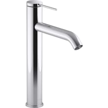 Components 1.2 GPM Vessel Single Hole Bathroom Faucet with Pop-Up Drain Assembly