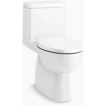 Reach Comfort Height One-Piece Elongated Toilet with Skirted Trapway