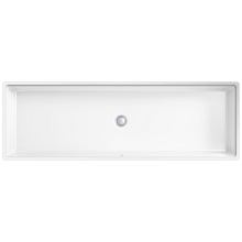 Verticyl 42-7/16" Rectangular Vitreous China Undermount Bathroom Sink with Overflow
