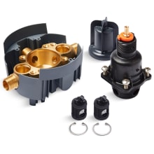 Rite-Temp Pressure Balanced Valve Body and Cartridge Kit with Service Stops