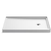 Rely 48" x 32" Rectangular Shower Base with and Right Drain