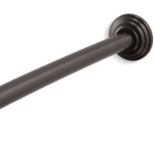Expanse 60" - 72" Adjustable Curved Shower Rod with Traditional Design