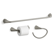 Alteo 24" Towel Bar, Towel Ring and Tissue Holder