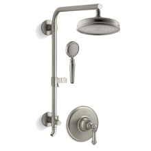 Artifacts HydroRail Shower Package with Single-Function Shower Head and Single-Function Hand Shower