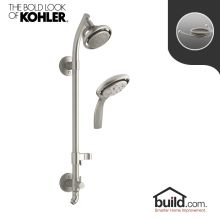 Flipside HydroRail Shower Package with Multi-Function Shower Head and Multi-Function Hand Shower - Less Valve Trim