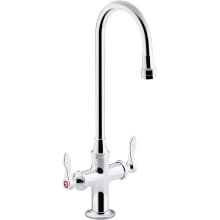 Triton Bowe 1.0 GPM Single Hole Bathroom Faucet with Vandal Resistant Aerator and Lever Handles