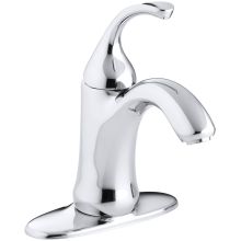 Forte Single Hole Bathroom Faucet with Metal Pop-Up Drain Assembly
