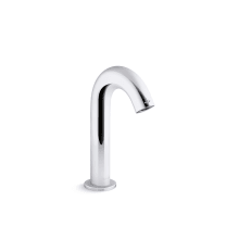 Oblo touchless faucet with Kinesis sensor technology and temperature mixer, AC-powered